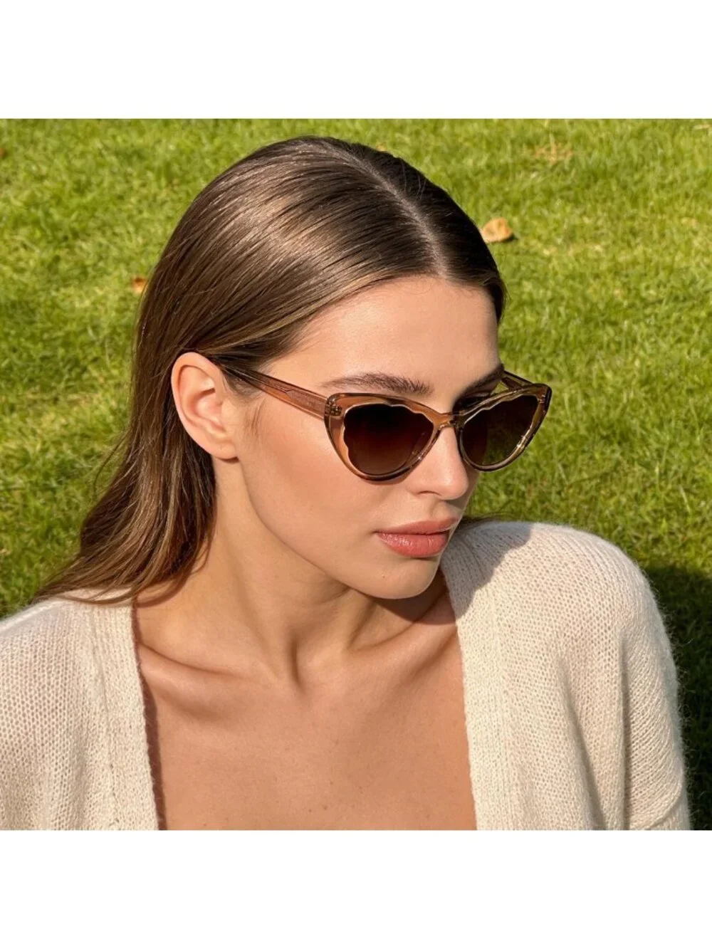 Retro Cat Eye Sunglasses for Women - UV400 Protection, Stylish Vintage Eyewear